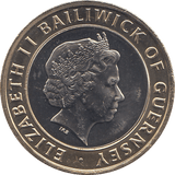 2006 2 POUNDS BAILIWICK OF GUERNSEY ( BU ) - £2 BU - Cambridgeshire Coins