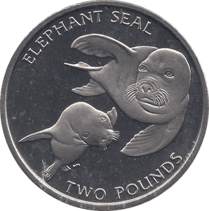 2006 2 POUNDS ELEPHANT SEAL ( BU ) - WORLD COINS - Cambridgeshire Coins