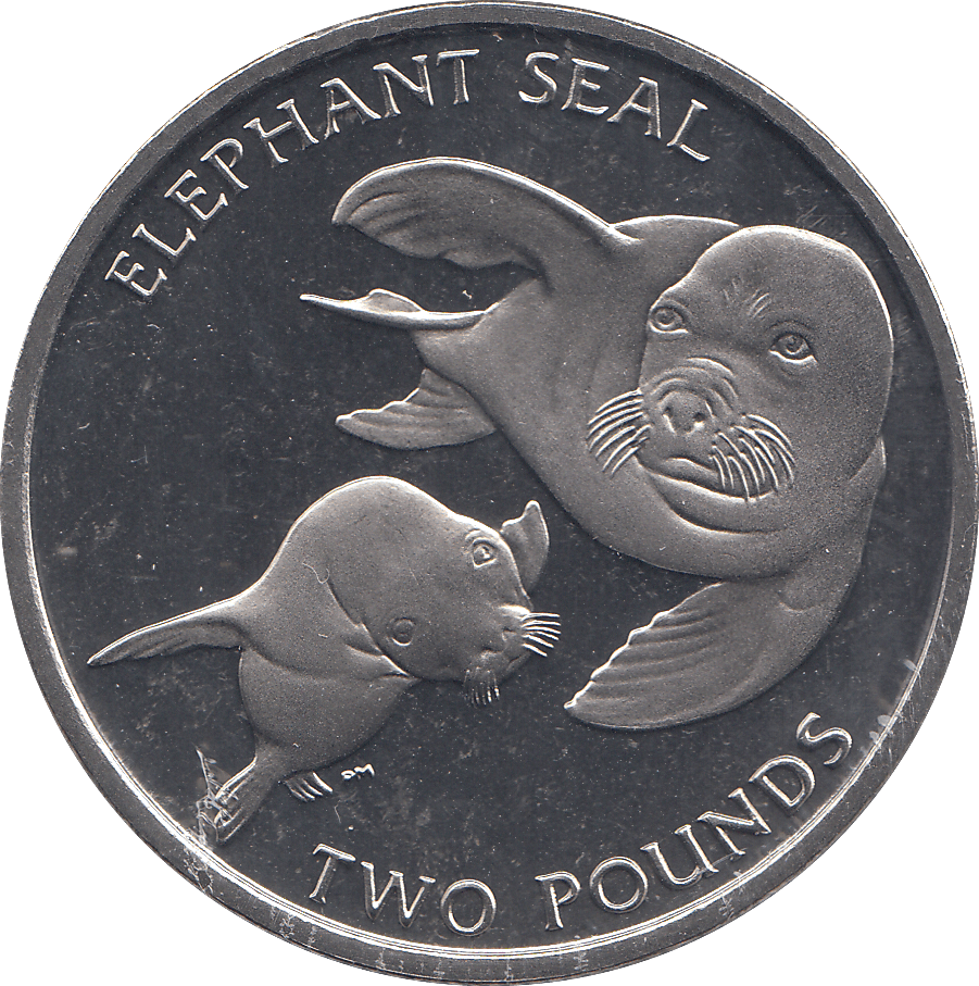 2006 2 POUNDS ELEPHANT SEAL ( BU ) - WORLD COINS - Cambridgeshire Coins