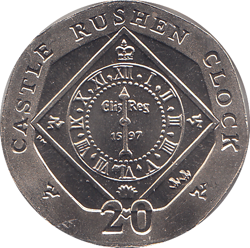 2006 20 PENCE CASTLE RUSHEN CLOCK ( BU ) - WORLD COINS - Cambridgeshire Coins