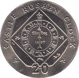 2006 20 PENCE CASTLE RUSHEN CLOCK ( BU ) - WORLD COINS - Cambridgeshire Coins