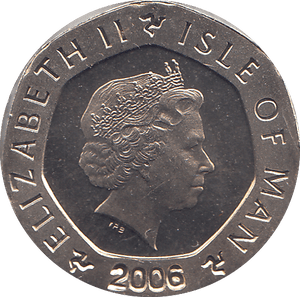 2006 20 PENCE CASTLE RUSHEN CLOCK ( BU ) - WORLD COINS - Cambridgeshire Coins