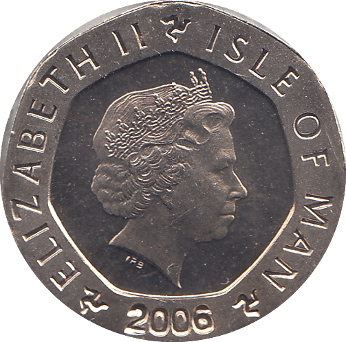 2006 20 PENCE CASTLE RUSHEN CLOCK ( BU ) - WORLD COINS - Cambridgeshire Coins