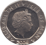 2006 20 PENCE CASTLE RUSHEN CLOCK ( BU ) - WORLD COINS - Cambridgeshire Coins
