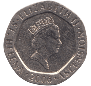 2006 20 PENCE ST HELENA - 20p BU - Cambridgeshire Coins