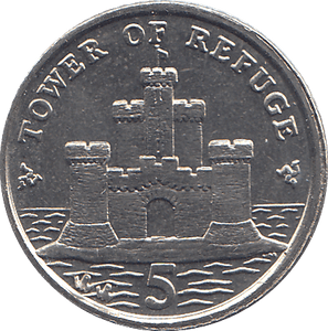 2006 5 PENCE TOWER OF REFUGE ( BU ) - WORLD COINS - Cambridgeshire Coins