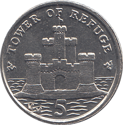 2006 5 PENCE TOWER OF REFUGE ( BU ) - WORLD COINS - Cambridgeshire Coins
