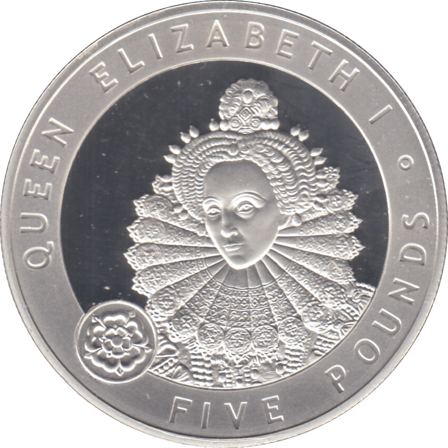 2006 £5 QUEEN ELIZABETH I SILVER PROOF - WORLD COINS - Cambridgeshire Coins