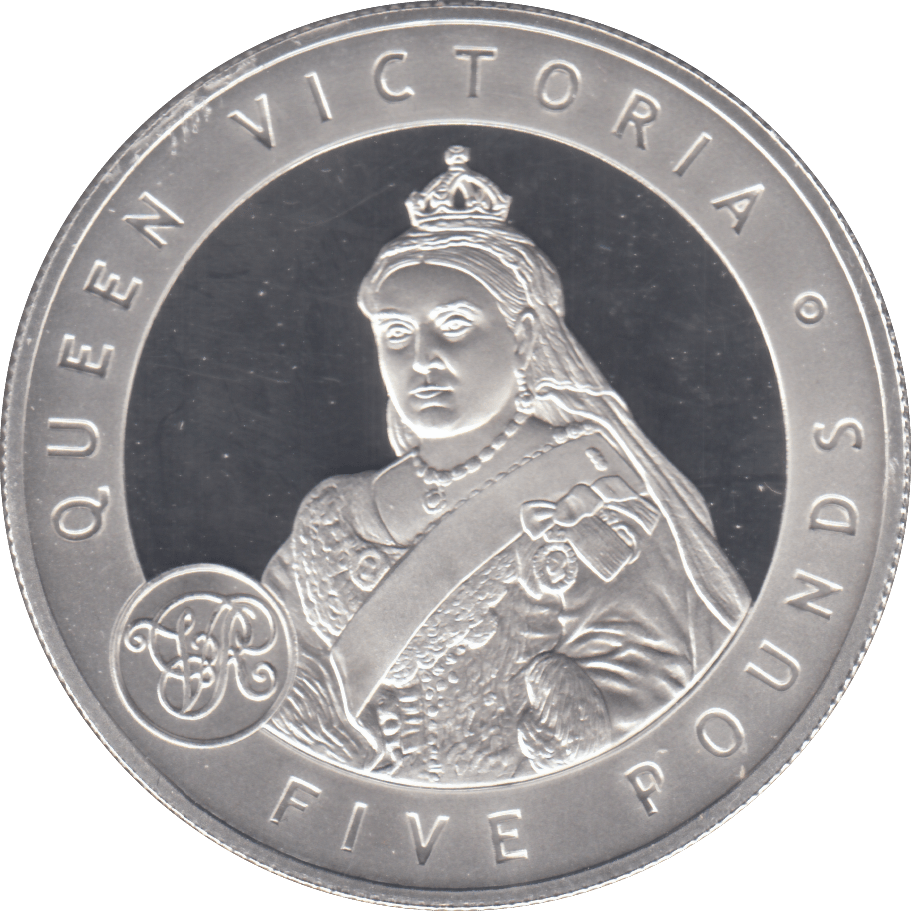 2006 £5 QUEEN VICTORIA SILVER PROOF - WORLD COINS - Cambridgeshire Coins