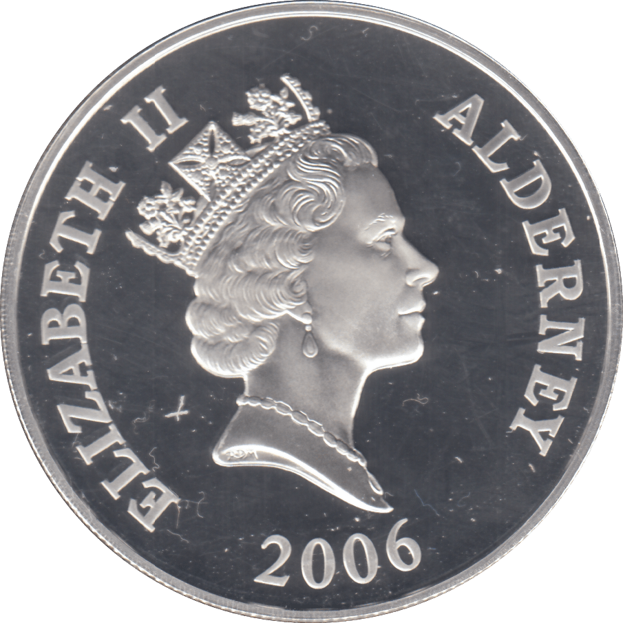 2006 £5 SIR ISAAC NEWTON SILVER PROOF - WORLD COINS - Cambridgeshire Coins