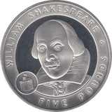 2006 £5 WILLIAM SHAKESPEARE SILVER PROOF - WORLD COINS - Cambridgeshire Coins