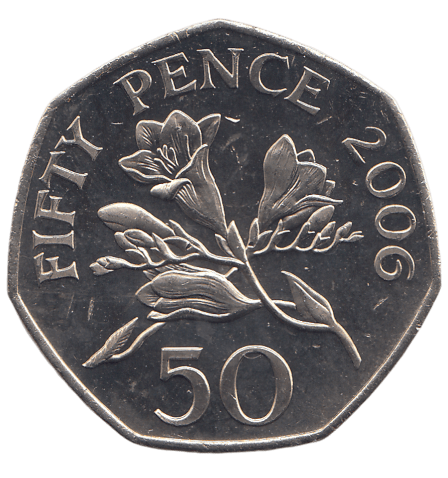 2006 50 PENCE BAILIWICK OF GUERNSEY ( BU ) - 50p BU - Cambridgeshire Coins