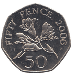 2006 50 PENCE BAILIWICK OF GUERNSEY ( BU ) - 50p BU - Cambridgeshire Coins