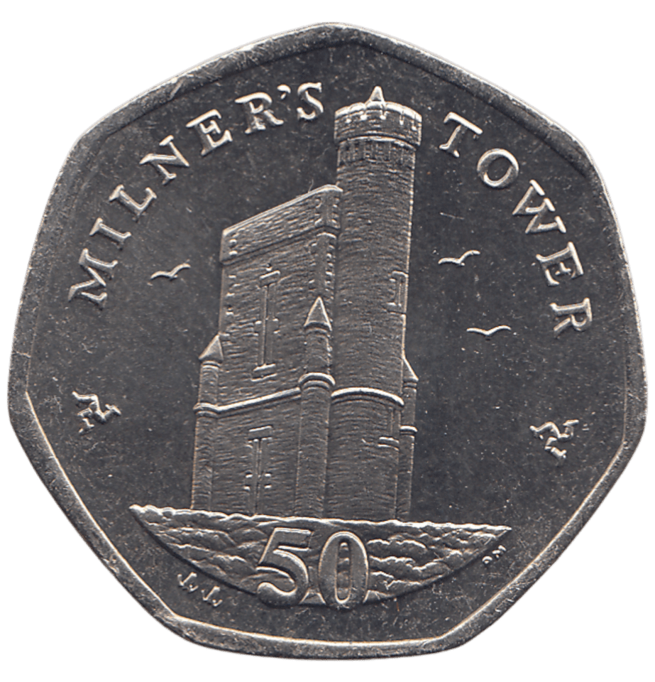 2006 50 PENCE MILNERS TOWER ISLE OF MAN( BU ) - WORLD COINS - Cambridgeshire Coins