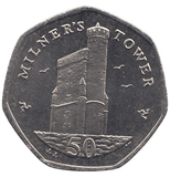 2006 50 PENCE MILNERS TOWER ISLE OF MAN( BU ) - WORLD COINS - Cambridgeshire Coins