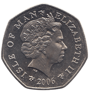 2006 50 PENCE MILNERS TOWER ISLE OF MAN( BU ) - WORLD COINS - Cambridgeshire Coins