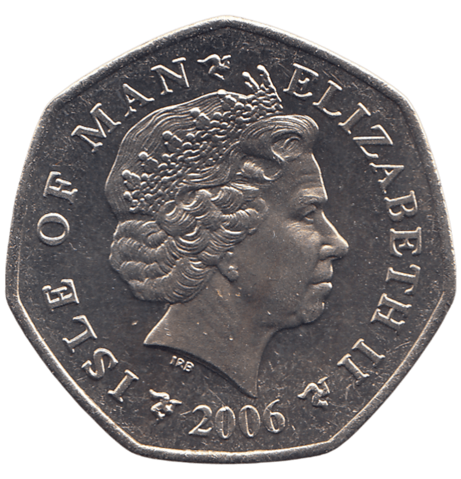 2006 50 PENCE MILNERS TOWER ISLE OF MAN( BU ) - WORLD COINS - Cambridgeshire Coins