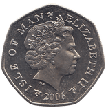 2006 50 PENCE MILNERS TOWER ISLE OF MAN( BU ) - WORLD COINS - Cambridgeshire Coins