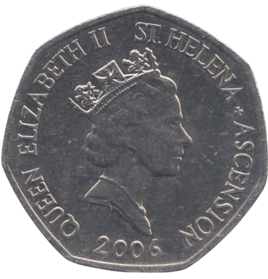 2006 50 PENCE ST HELENA - 50P CIRCULATED - Cambridgeshire Coins
