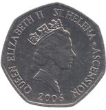 2006 50 PENCE ST HELENA - 50P CIRCULATED - Cambridgeshire Coins