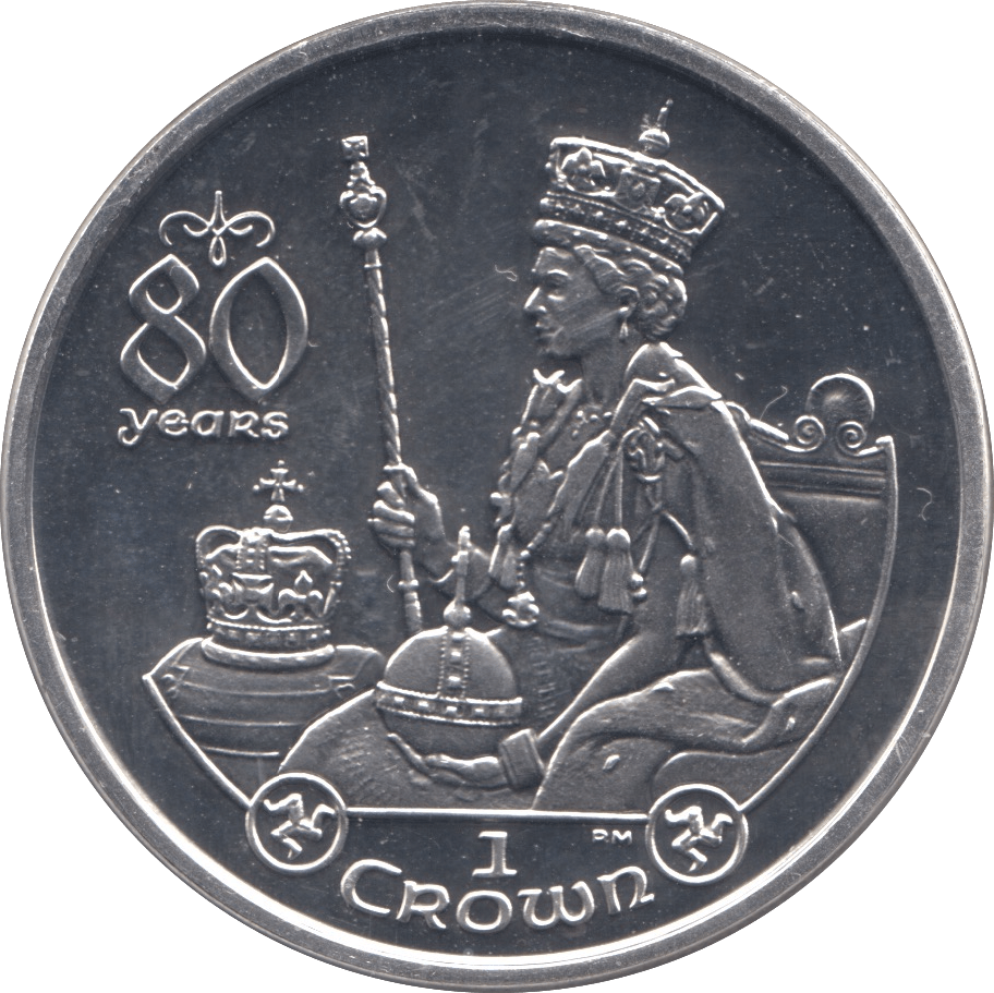 2006 .925 SILVER ONE CROWN ISLE OF MAN - SILVER WORLD COINS - Cambridgeshire Coins