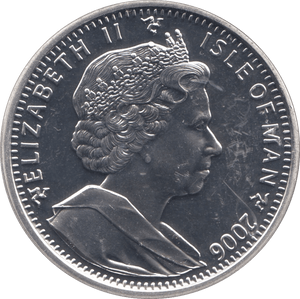 2006 .925 SILVER ONE CROWN ISLE OF MAN - SILVER WORLD COINS - Cambridgeshire Coins