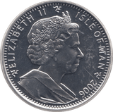 2006 .925 SILVER ONE CROWN ISLE OF MAN - SILVER WORLD COINS - Cambridgeshire Coins