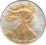 2006 AMERICAN EAGLE SILVER PROOF DOLLAR 1 OZ FINE SILVER USA - SILVER WORLD COINS - Cambridgeshire Coins