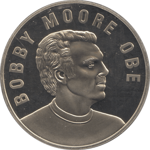 2006 BOBBY MOORE OBE COMMEMORATIVE MEDALLION - MEDALS & MEDALLIONS - Cambridgeshire Coins
