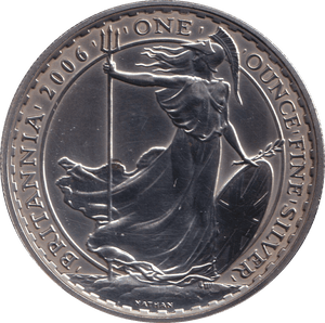 2006 BRITANNIA ONE OZ FINE SILVER - SILVER BRITANNIA - Cambridgeshire Coins