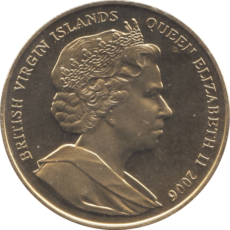 2006 BRITISH VIRGIN ISLANDS VICTORIA ONE DOLLAR - WORLD COINS - Cambridgeshire Coins