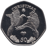 2006 CHRISTMAS 50P TURTLE DOVES ISLE OF MAN ( PROOF ) 'AA' - 50P CHRISTMAS COINS - Cambridgeshire Coins