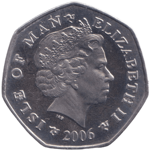 2006 CHRISTMAS 50P TWO TURTLEDOVES ISLE OF MAN ( PROOF ) - 50P REGIONAL ISSUES - Cambridgeshire Coins