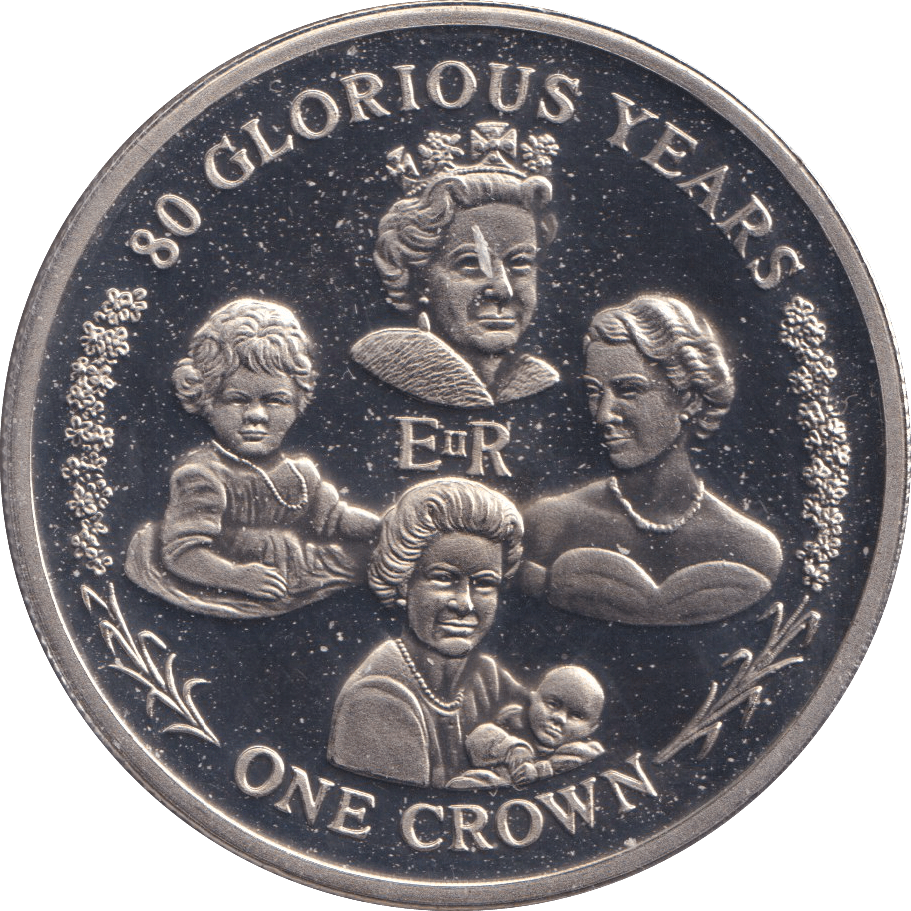 2006 CROWN GIBRALTAR 80 GLORIOUS YEARS - WORLD COINS - Cambridgeshire Coins