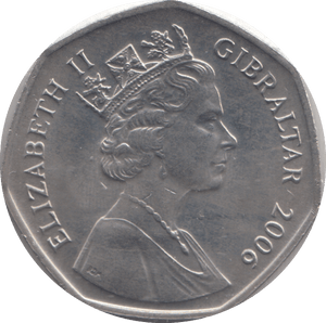 2006 FIFTY PENCE CAPTURE OF GIBRALTAR 1704 - Cambridgeshire Coins