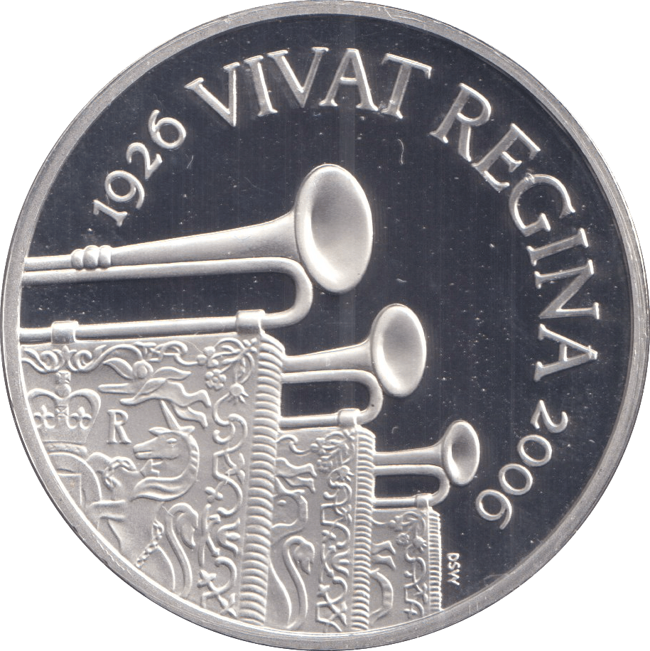 2006 FIVE POUNDS SILVER PROOF VIVAT REGINA - WORLD COINS - Cambridgeshire Coins