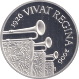 2006 FIVE POUNDS SILVER PROOF VIVAT REGINA - WORLD COINS - Cambridgeshire Coins