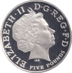 2006 FIVE POUNDS SILVER PROOF VIVAT REGINA - WORLD COINS - Cambridgeshire Coins