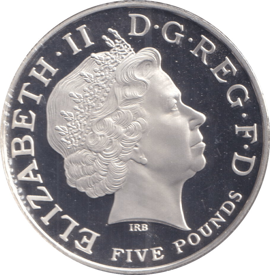 2006 FIVE POUNDS SILVER PROOF VIVAT REGINA - WORLD COINS - Cambridgeshire Coins