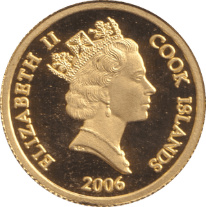 2006 GOLD PROOF 10 DOLLARS COOK ISLANDS - GOLD WORLD COINS - Cambridgeshire Coins