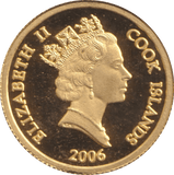 2006 GOLD PROOF 10 DOLLARS COOK ISLANDS - GOLD WORLD COINS - Cambridgeshire Coins