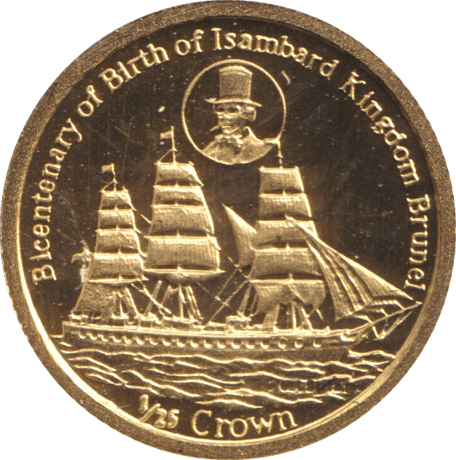 2006 GOLD PROOF 1/25 CROWN FALKLAND ISLANDS - GOLD WORLD COINS - Cambridgeshire Coins