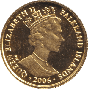 2006 GOLD PROOF 1/25 CROWN FALKLAND ISLANDS - GOLD WORLD COINS - Cambridgeshire Coins