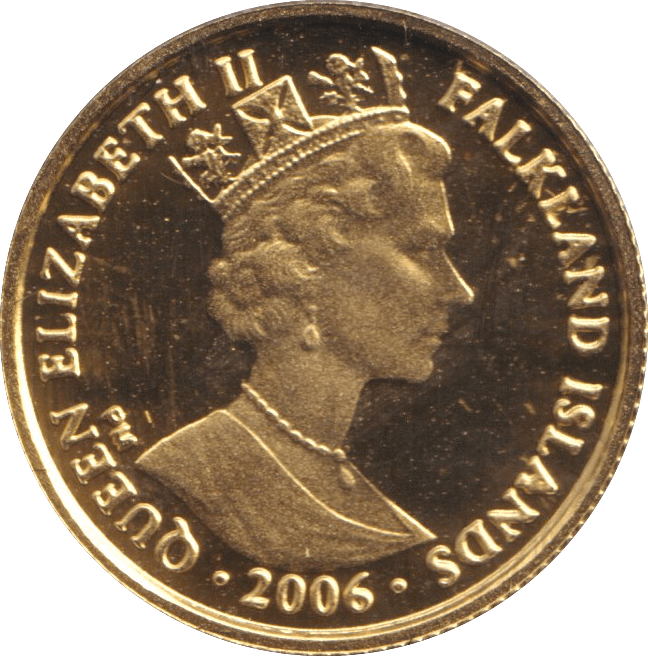 2006 GOLD PROOF 1/25 CROWN FALKLAND ISLANDS - GOLD WORLD COINS - Cambridgeshire Coins