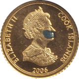 2006 GOLD PROOF ONE DOLLAR COOK ISLANDS - GOLD WORLD COINS - Cambridgeshire Coins