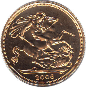 2006 GOLD SOVEREIGN ( BU ) - Sovereign - Cambridgeshire Coins