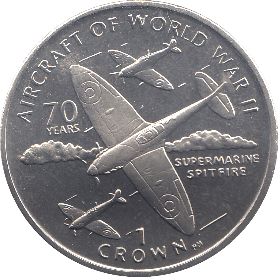 2006 ONE CROWN AIRCRAFT OF WORLD WAR II - WORLD COINS - Cambridgeshire Coins