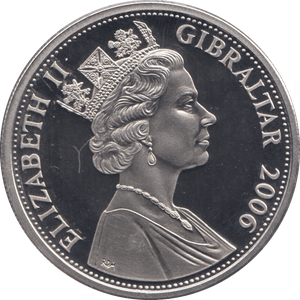 2006 ONE CROWN COIN GIBRALTAR F351 - WORLD COINS - Cambridgeshire Coins