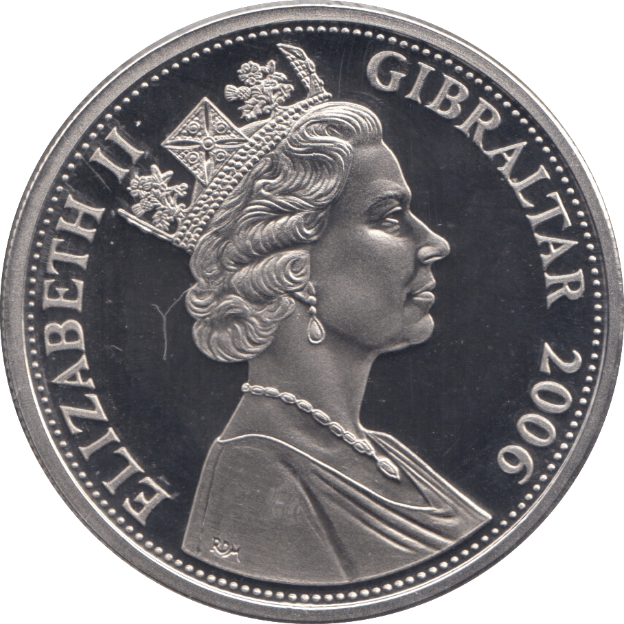 2006 ONE CROWN COIN GIBRALTAR F351 - WORLD COINS - Cambridgeshire Coins