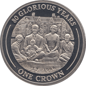 2006 ONE CROWN GIBRALTAR F443 - WORLD COINS - Cambridgeshire Coins